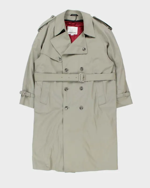 Vintage London Fog Wool Lined Trench Coat - XL sold by Rokit