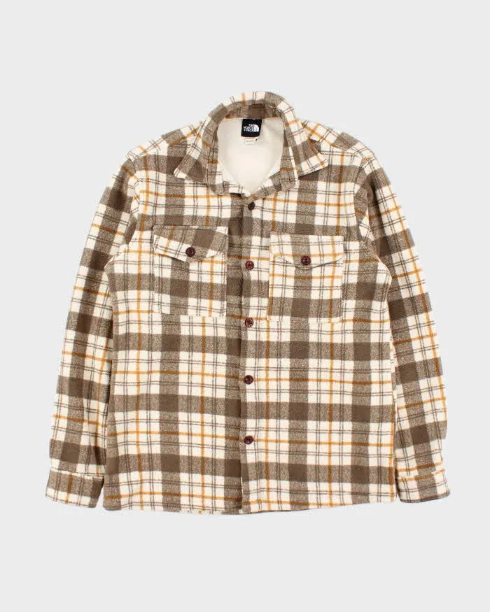 Vintage The North Face Button-up Fleece Shirt - L sold by Rokit