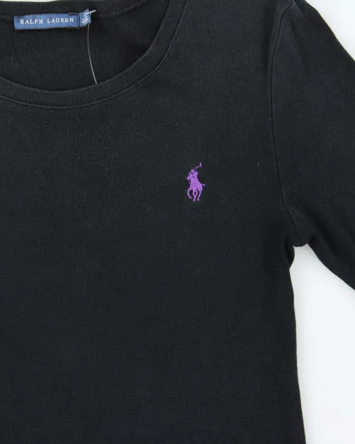 Vintage 90s Ralph Lauren Single Stitch Long Sleeve T-shirt - M sold by Rokit product image thumbnail 4