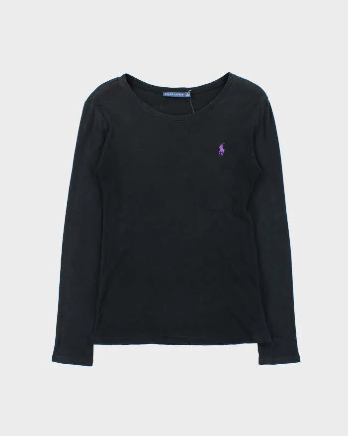 Vintage 90s Ralph Lauren Single Stitch Long Sleeve T-shirt - M sold by Rokit