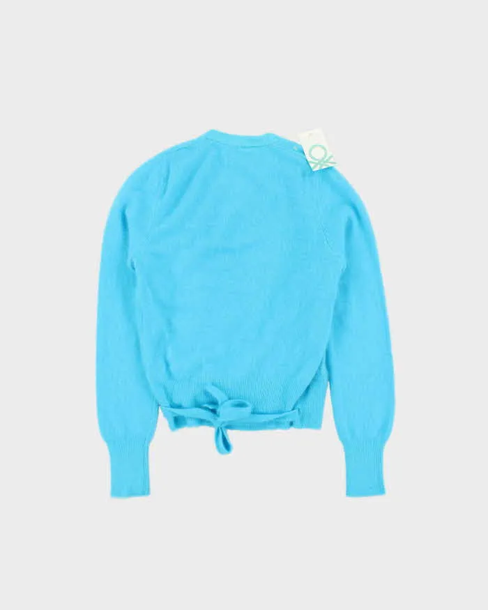 Deadstock Vintage 80s Benetton Wool Wrap Jumper - S sold by Rokit product image thumbnail 2
