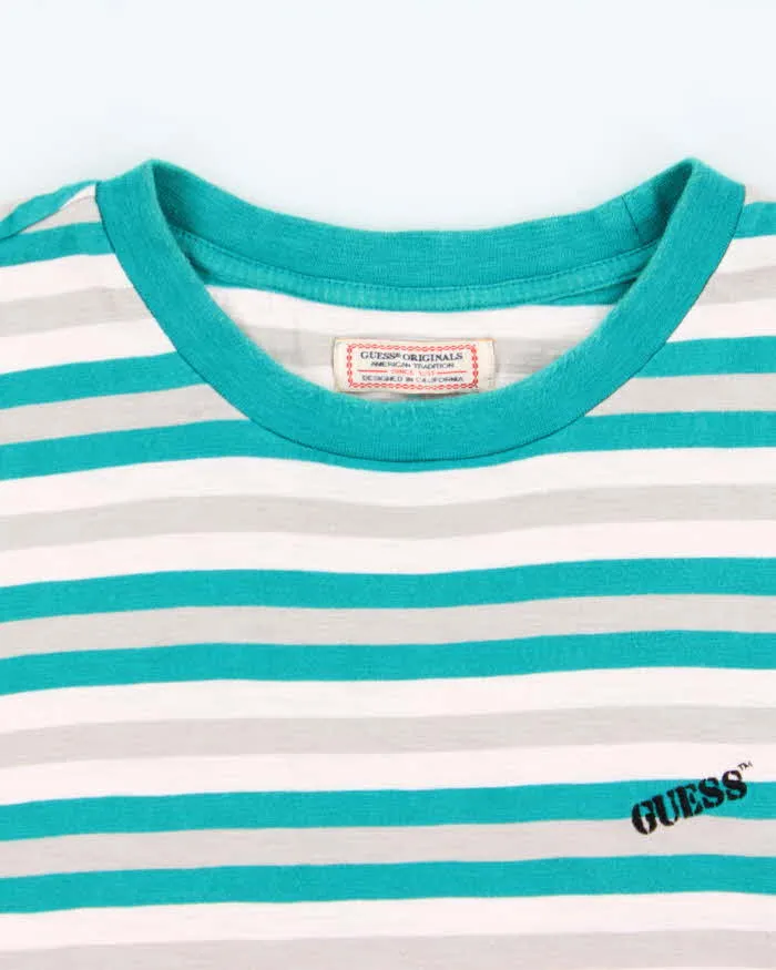 Vintage 90s Guess Originals Stripe Long Sleeve T-shirt - L sold by Rokit product image thumbnail 3