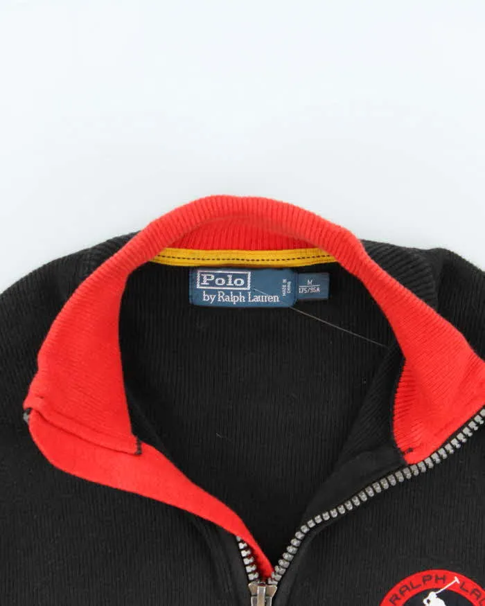 Vintage Ralph Lauren Zip-up Knit Jumper - M sold by Rokit product image thumbnail 4