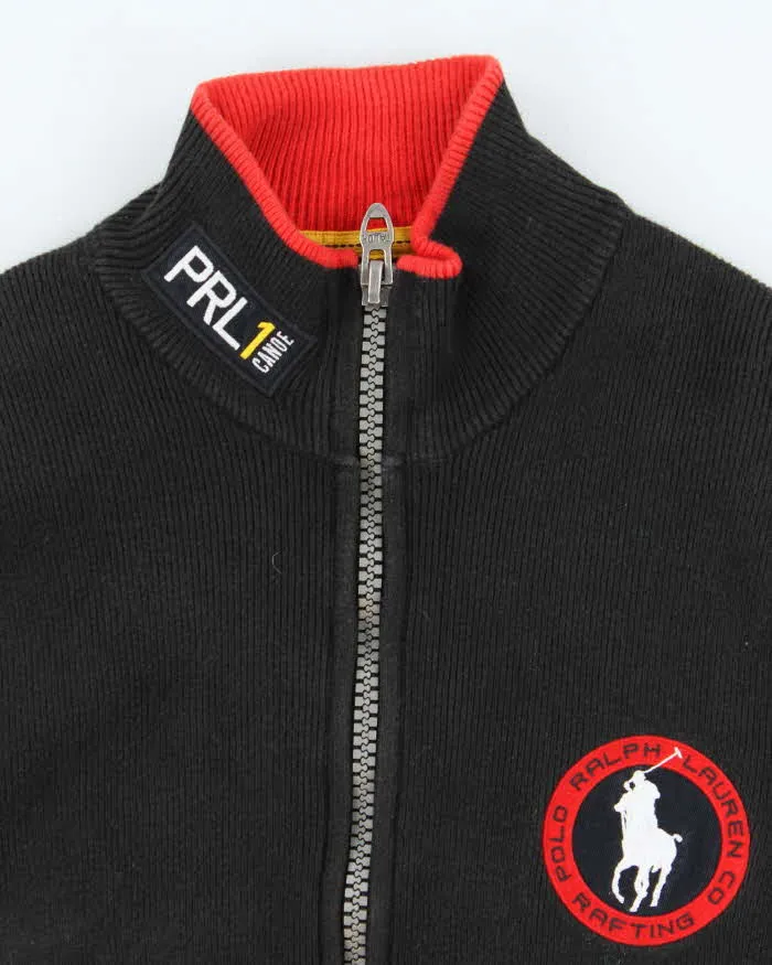 Vintage Ralph Lauren Zip-up Knit Jumper - M sold by Rokit product image thumbnail 3