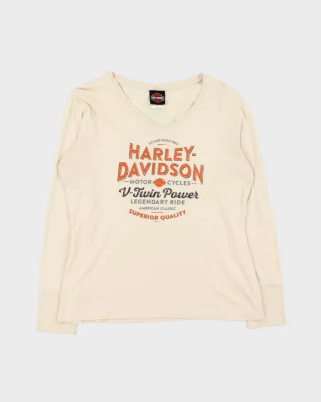 Vintage Y2k 00s Harley Davidson Long Sleeve T-shirt - L sold by Rokit