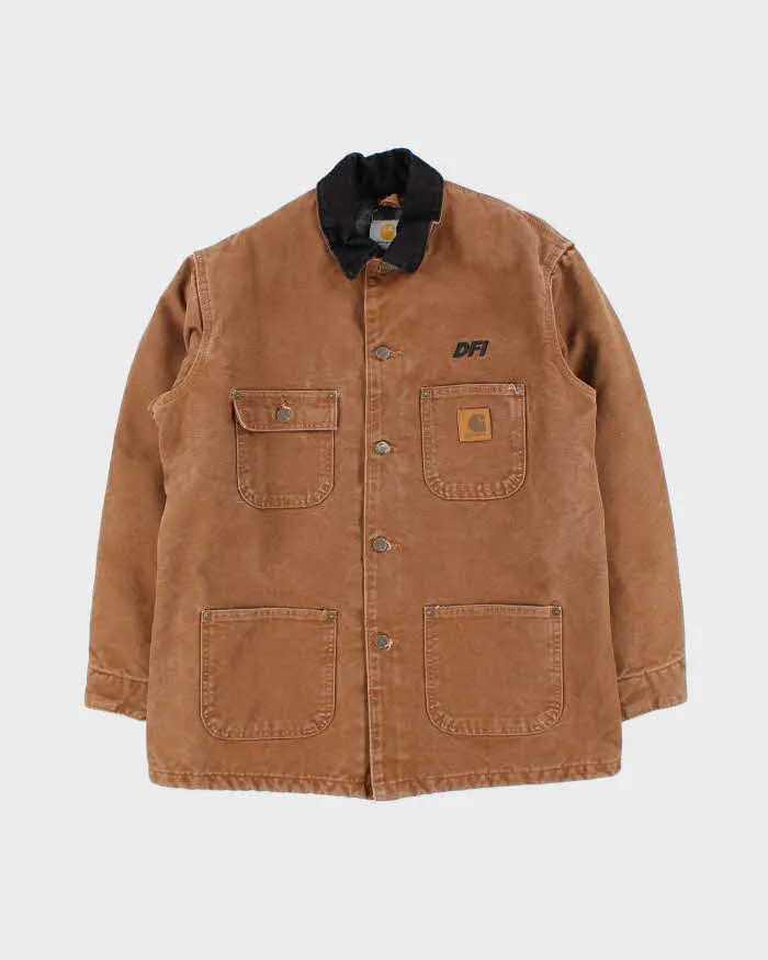 Vintage Carhartt Heavyweight Embroidered Workwear Jacket - M sold by Rokit