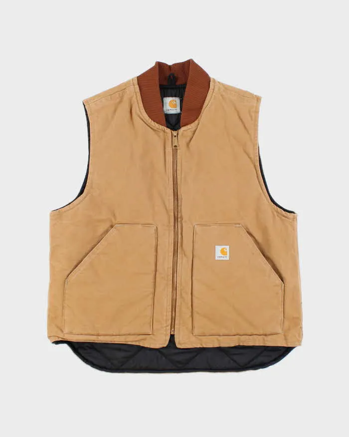 Vintage Carhartt Padded Workwear Gilet - L sold by Rokit