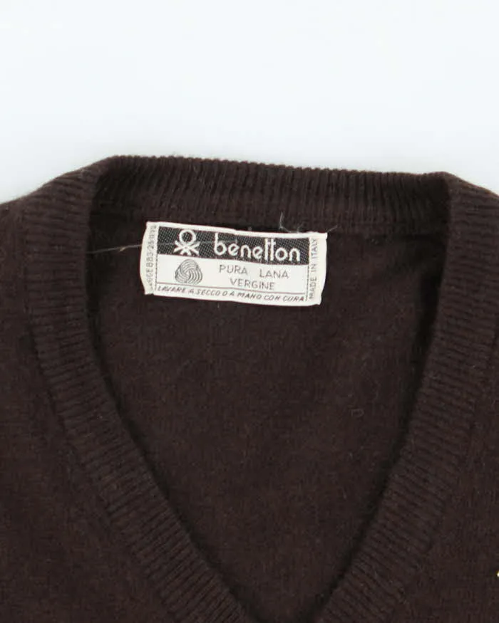Deadstock Vintage 80s Benetton Wool Jumper - S sold by Rokit product image thumbnail 3