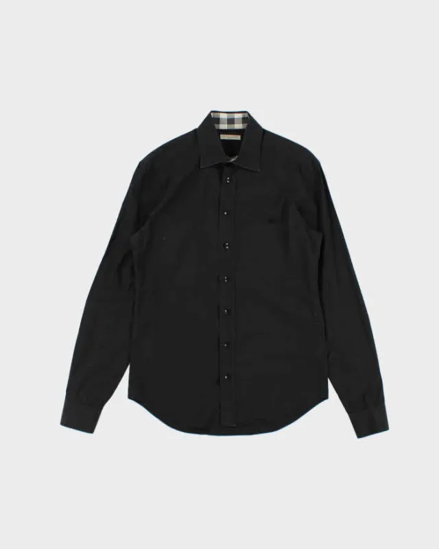 Vintage 2000s Burberry Brit Black Long Sleeve Shirt - S sold by Rokit