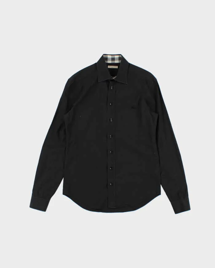 Vintage 2000s Burberry Brit Black Long Sleeve Shirt - S sold by Rokit