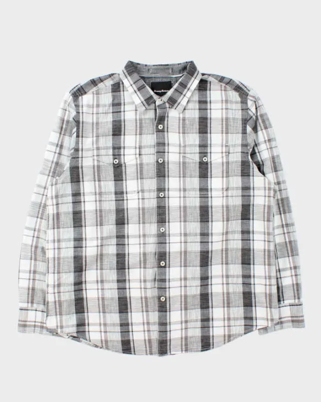 Vintage Tommy Bahama Check Long Sleeve Shirt - XL sold by Rokit