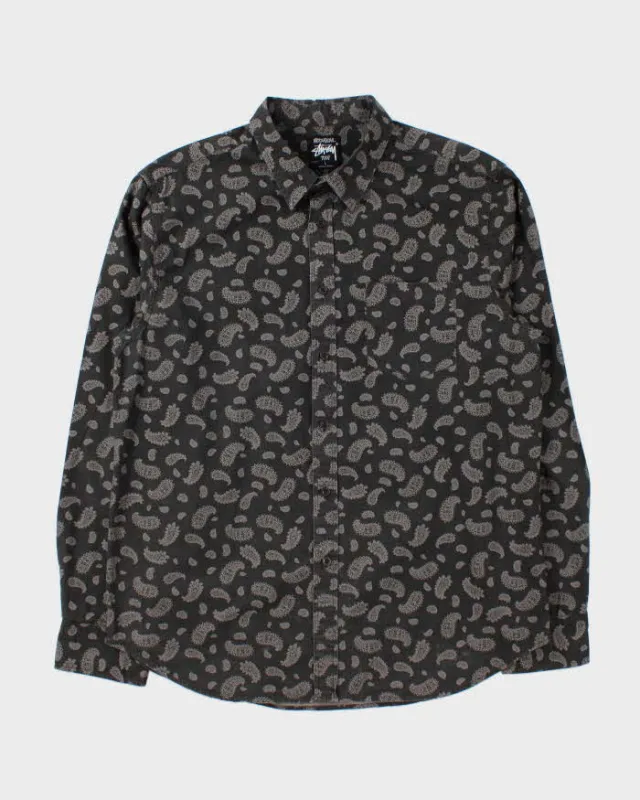 Vintage Stussy Paisley Pattern Shirt - L sold by Rokit