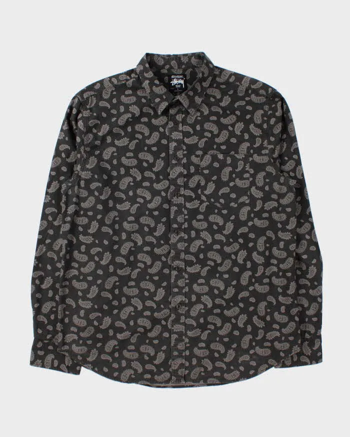 Vintage Stussy Paisley Pattern Shirt - L sold by Rokit