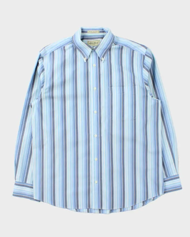 Vintage Eddie Bauer Stripe Long Sleeve Shirt - M sold by Rokit