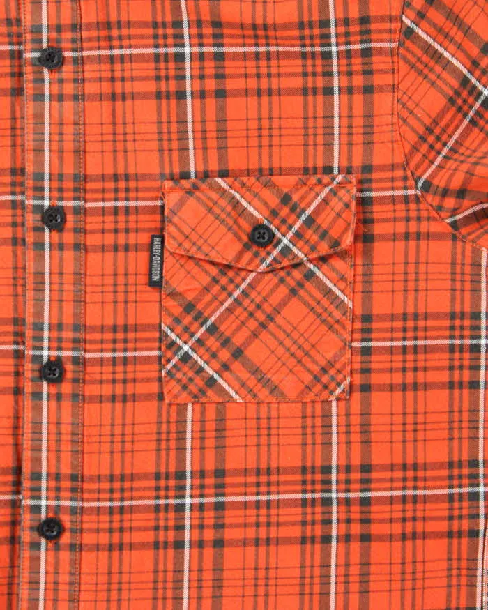 Vintage Harley Davidson Flannel Shirt - M sold by Rokit product image thumbnail 4