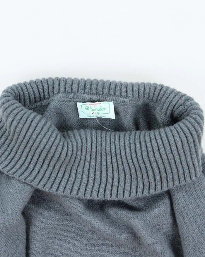 Deadstock Vintage 80s Benetton Mohair & Wool Jumper - M sold by Rokit product image thumbnail 3