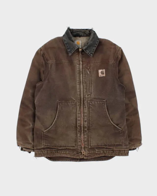 Vintage Carhartt Heavyweight Fleece Lined Workwear Jacket - M sold by Rokit