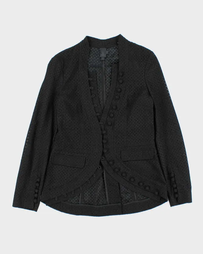 Vera Wang Lace Silk Lined Blazer Jacket - M sold by Rokit