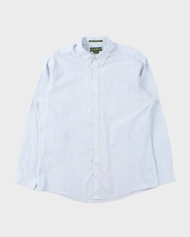 Vintage Eddie Bauer Stripe Long Sleeve Shirt - L sold by Rokit