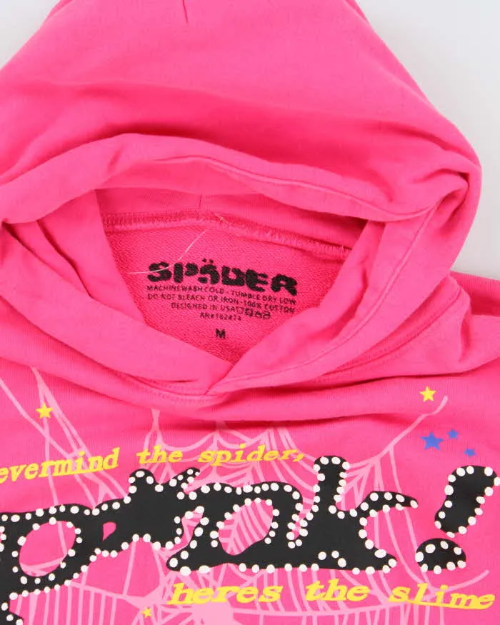 Vintage Spider P*ink Hoodie - M sold by Rokit product image thumbnail 3
