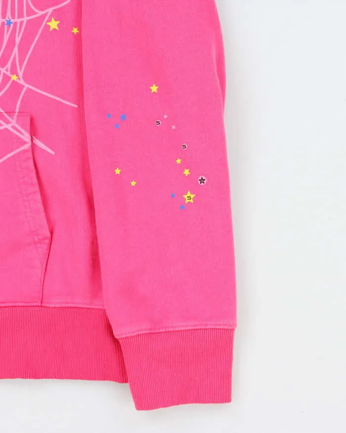 Vintage Spider P*ink Hoodie - M sold by Rokit product image thumbnail 5