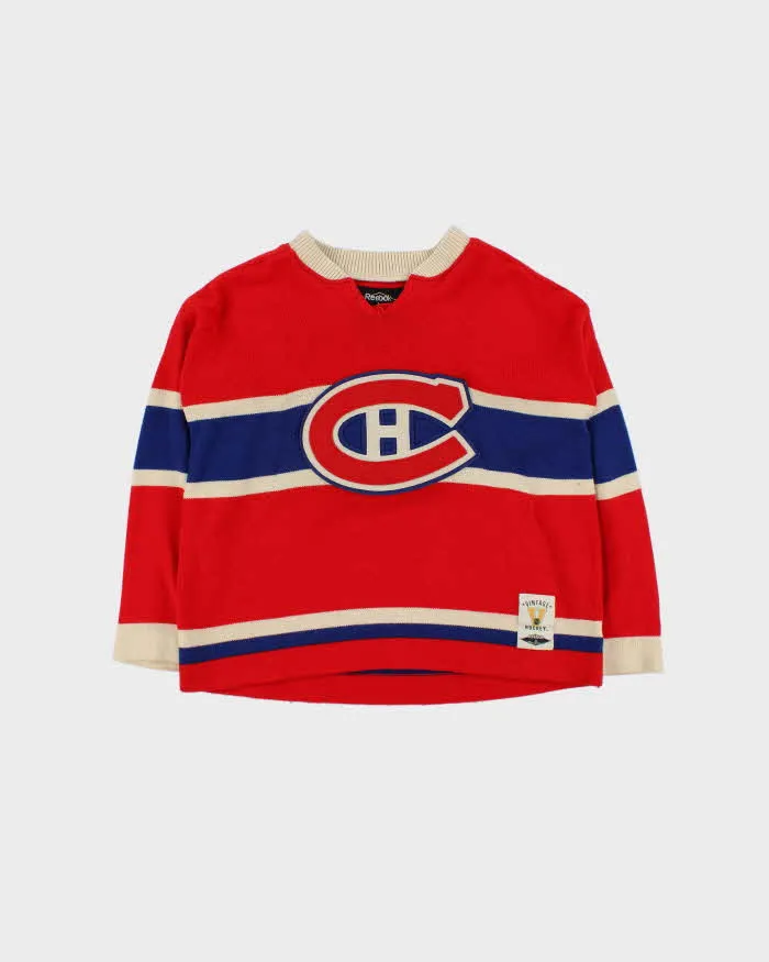 Vintage 90s Montreal Canadiens NHL Knit Jersey - L sold by Rokit