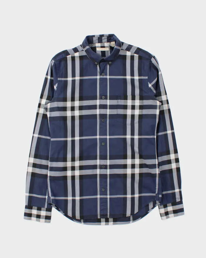 Vintage Burberry Check Long Sleeve Shirt - S sold by Rokit