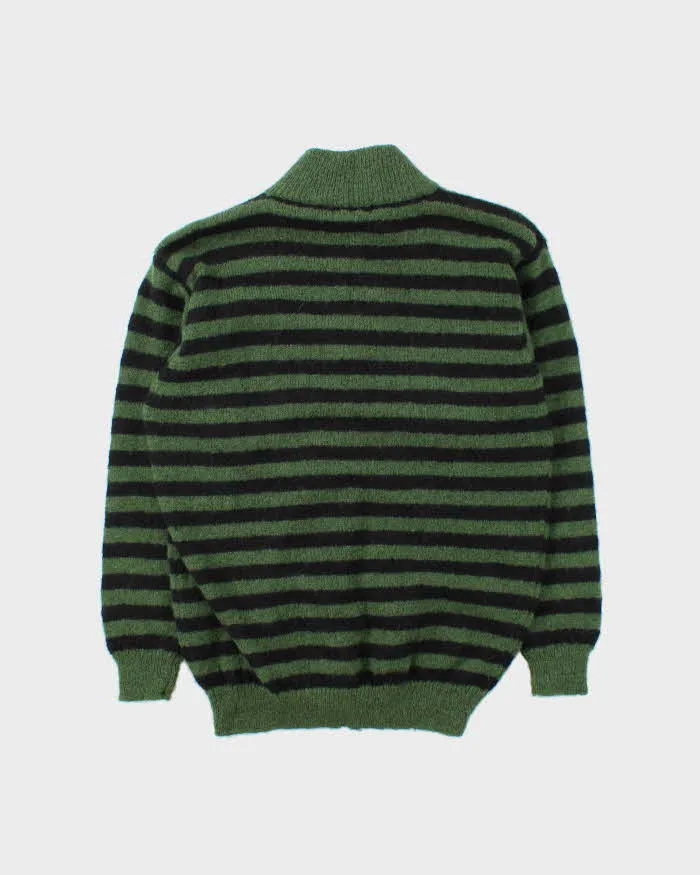 Vintage 00s Birds Stripe Wool Blend Cardigan - M sold by Rokit product image thumbnail 2