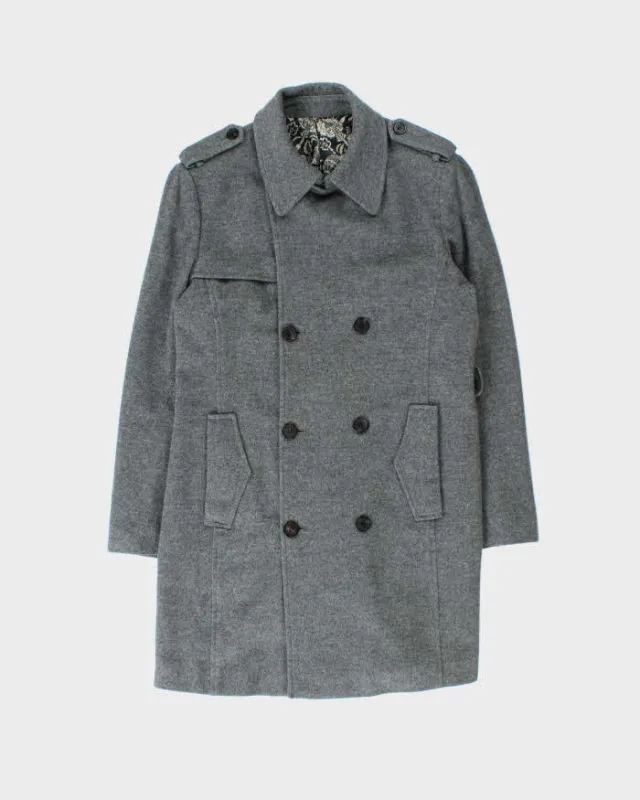 Vintage 00s Christian Lacroix Homme Double Breasted Wool Coat - L sold by Rokit