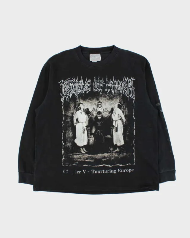 Vintage Ice Valley Cradle Of Filth Heavyweight Long Sleeve T-shirt - XXXL sold by Rokit