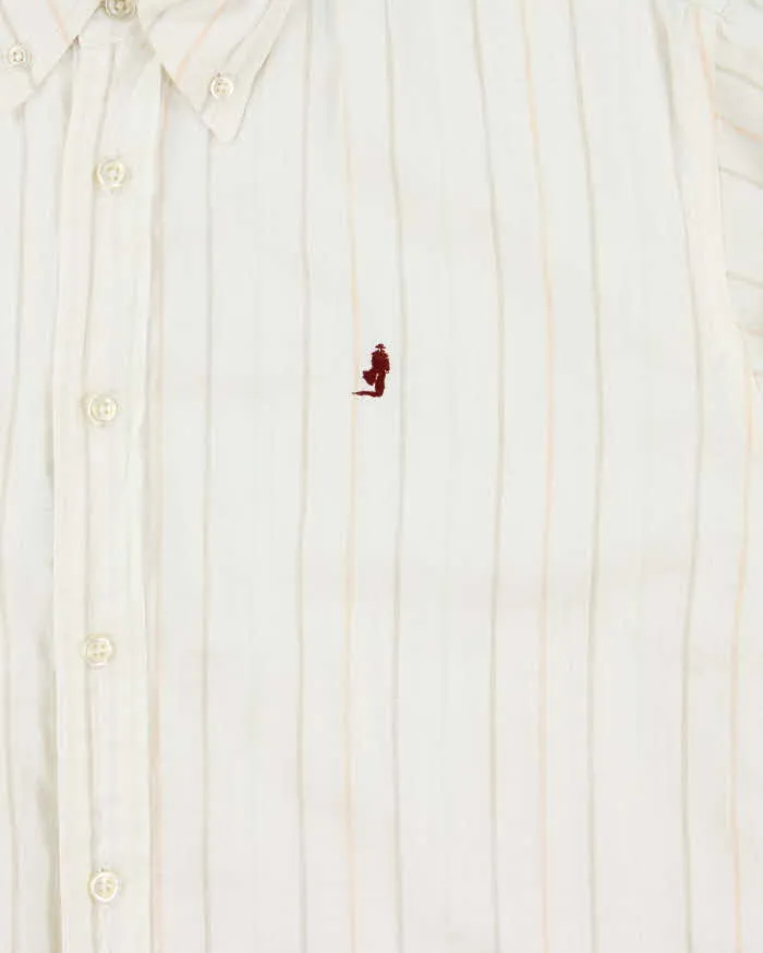 Vintage Marlboro Classic Linen Long Sleeve Shirt - L sold by Rokit product image thumbnail 4