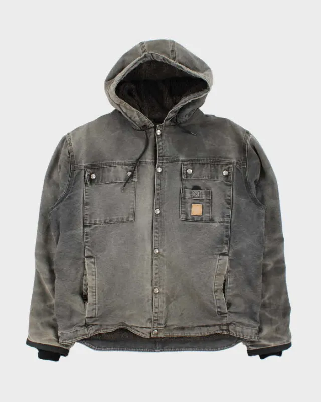Vintage Carhartt Multi-Pocket Sherpa Lined Hooded Jacket - L sold by Rokit
