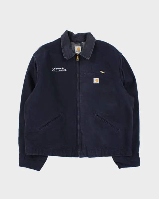 Vintage 00s Navy Carhartt Detroit J01 Jacket - XL made by Carhartt