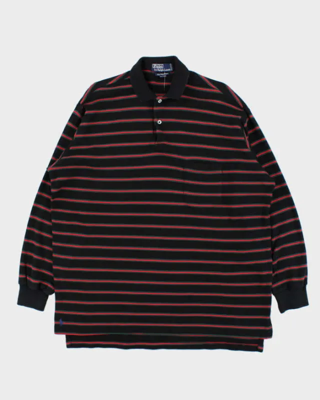Vintage Ralph Lauren Jersey Long Sleeve Polo Shirt - XXL sold by Rokit
