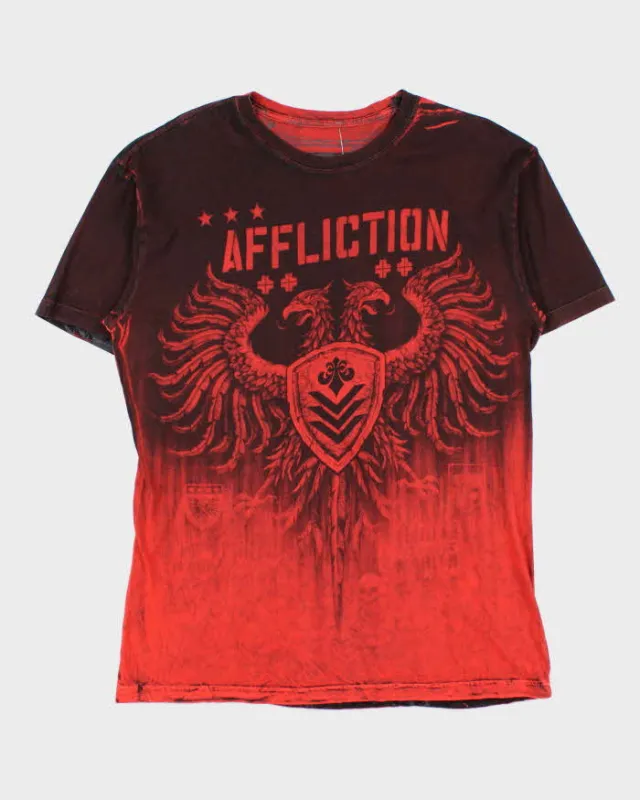 Vintage Y2k 00s Affliction All Over Print T-shirt - XL sold by Rokit