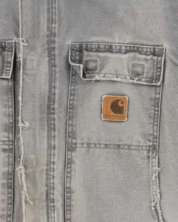 Vintage Carhartt Heavyweight Multi-Pocket Quilted Jacket - L sold by Rokit product image thumbnail 4