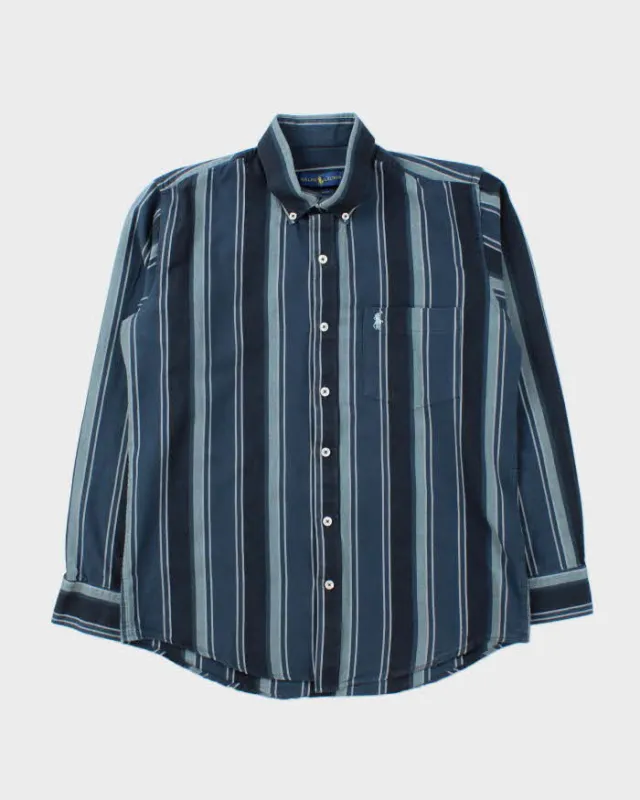 Vintage Ralph Lauren Stripe Long Sleeve Shirt - L sold by Rokit