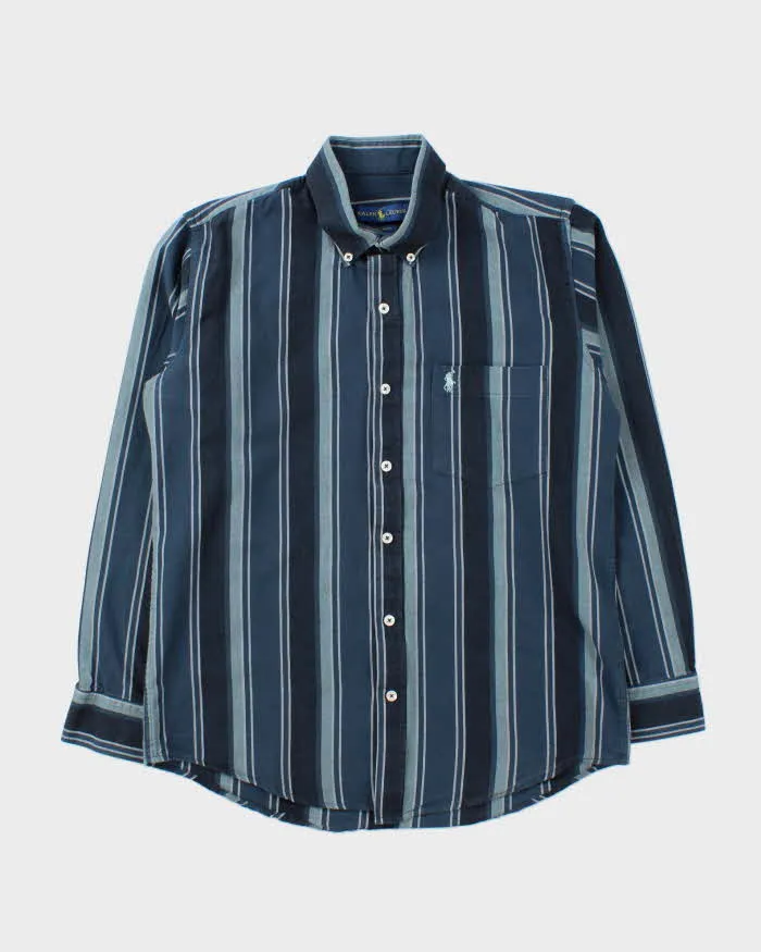 Vintage Ralph Lauren Stripe Long Sleeve Shirt - L sold by Rokit