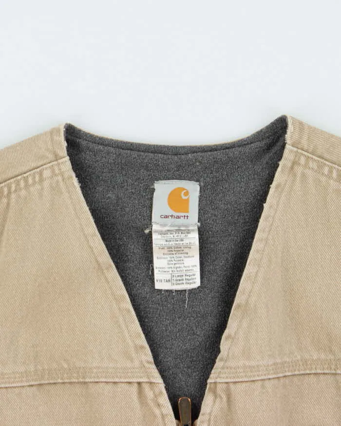 Vintage Carhart Fleece Lined Workwear Gilet - XL sold by Rokit product image thumbnail 3