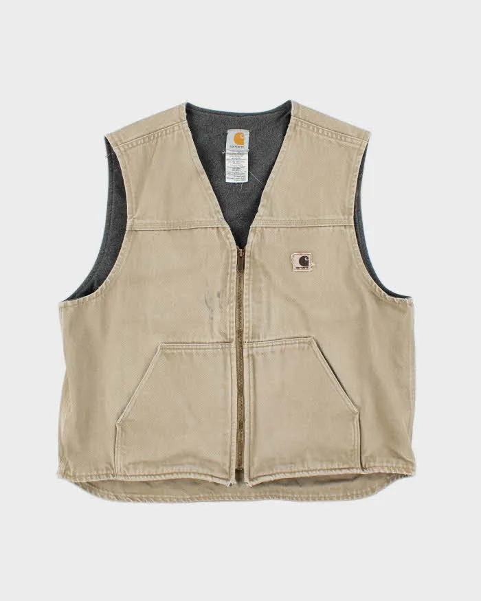 Vintage Carhart Fleece Lined Workwear Gilet - XL sold by Rokit