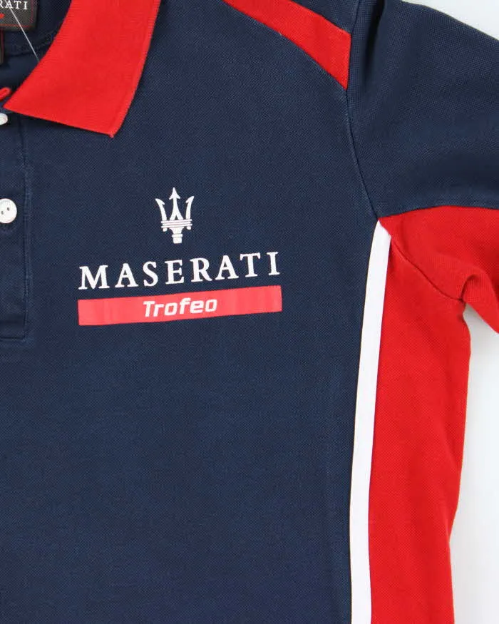 Vintage Maserati Long Sleeve Polo Shirt - XXL sold by Rokit product image thumbnail 4