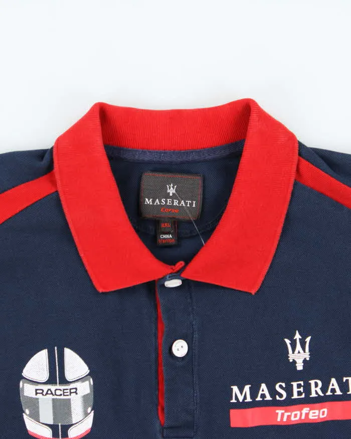 Vintage Maserati Long Sleeve Polo Shirt - XXL sold by Rokit product image thumbnail 3