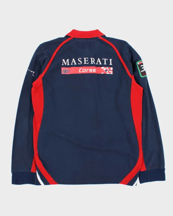 Vintage Maserati Long Sleeve Polo Shirt - XXL sold by Rokit product image thumbnail 2