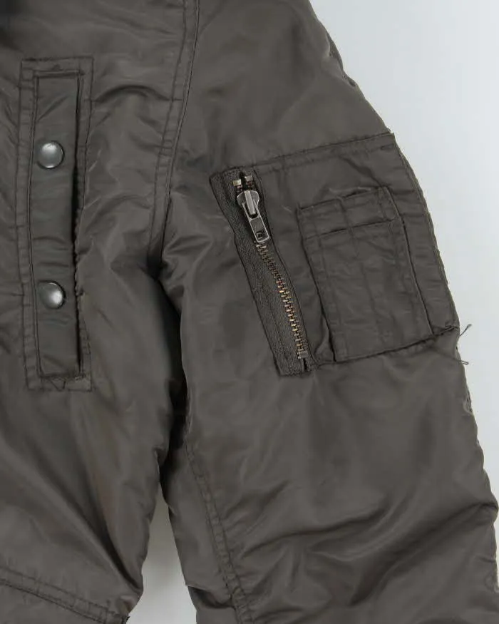 Vintage 90s Back Number Military Style Parka Coat - S sold by Rokit product image thumbnail 4