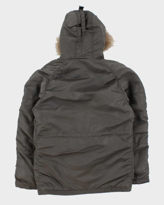 Vintage 90s Back Number Military Style Parka Coat - S sold by Rokit product image thumbnail 2