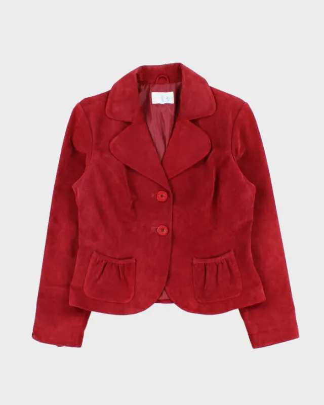 Vintage Alice Blue Suede Jacket - S sold by Rokit