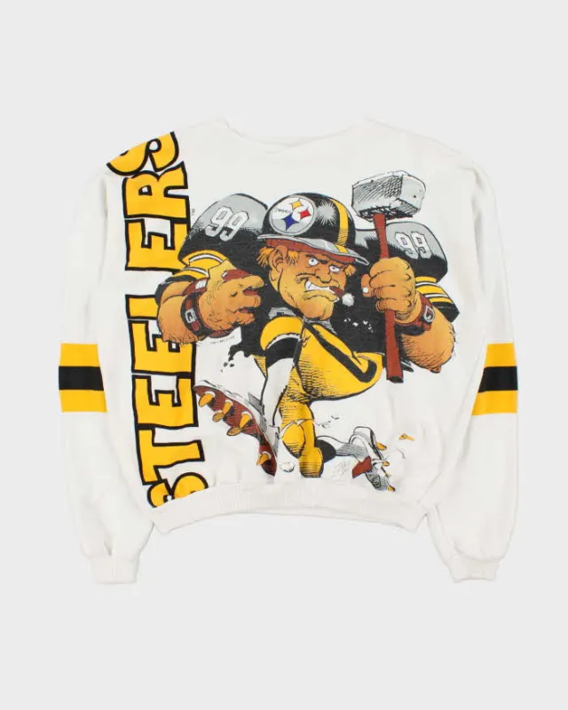 Vintage 1988 Steelers NFL Sweatshirt - M sold by Rokit