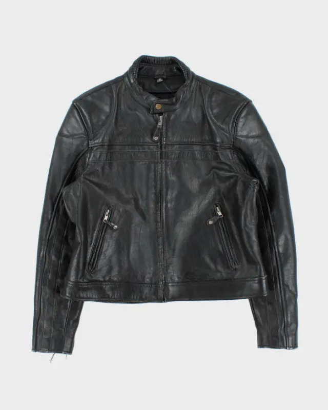 Vintage First Leather Motorcycle Jacket - L sold by Rokit