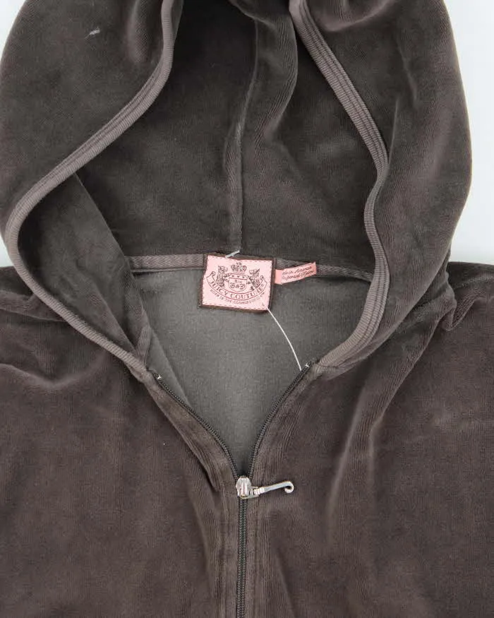 Vintage Y2k 00s Juicy Couture Velour Hoodie - L sold by Rokit product image thumbnail 3