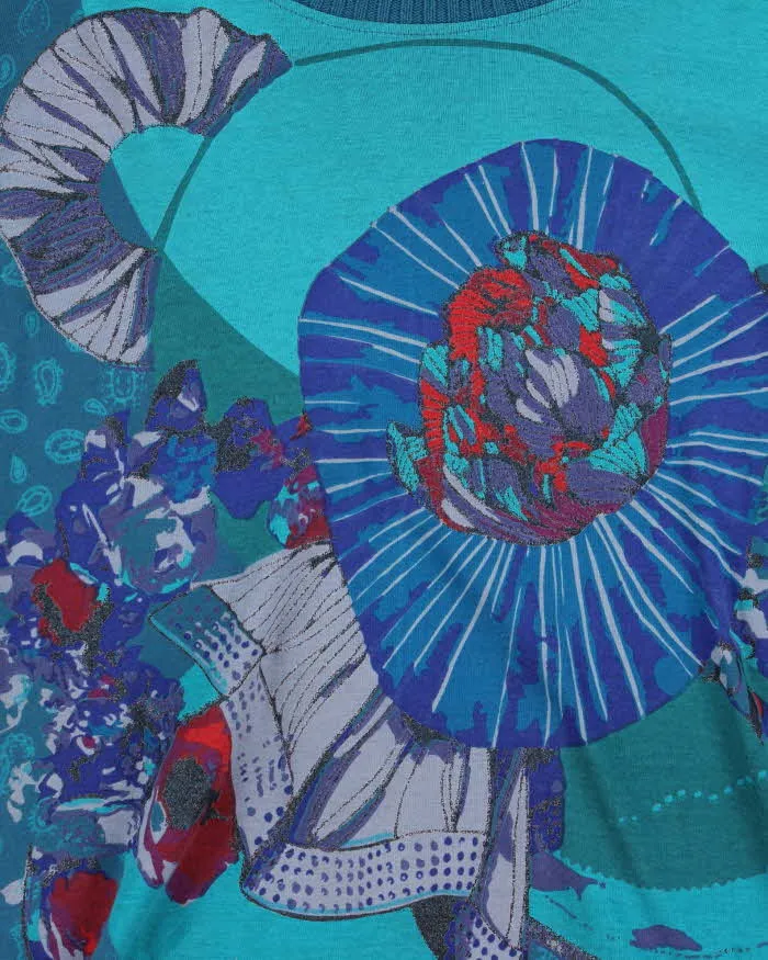 Vintage Y2k 00s Desigual Knit Sleeve T-shirt - M sold by Rokit product image thumbnail 3